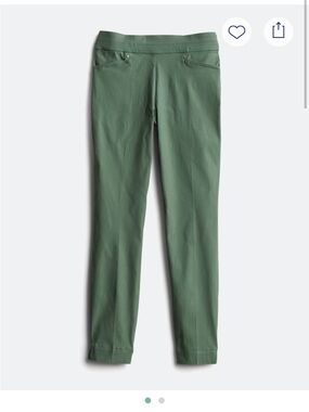 Violets & Roses Emmy Rivet Pull-on Pants in Green